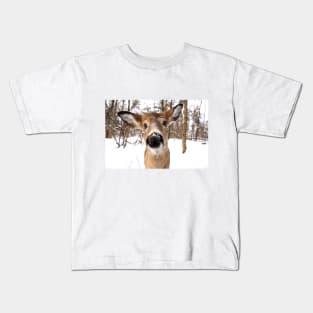 Nosey - White-tailed Deer Kids T-Shirt